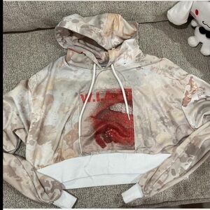 W.I.A. Cropped Hoodie